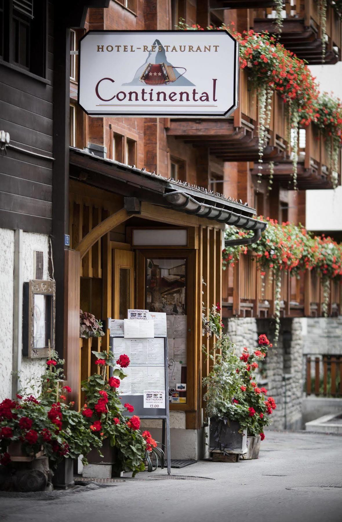 Hotel Continental Zermatt Exteriör bild
